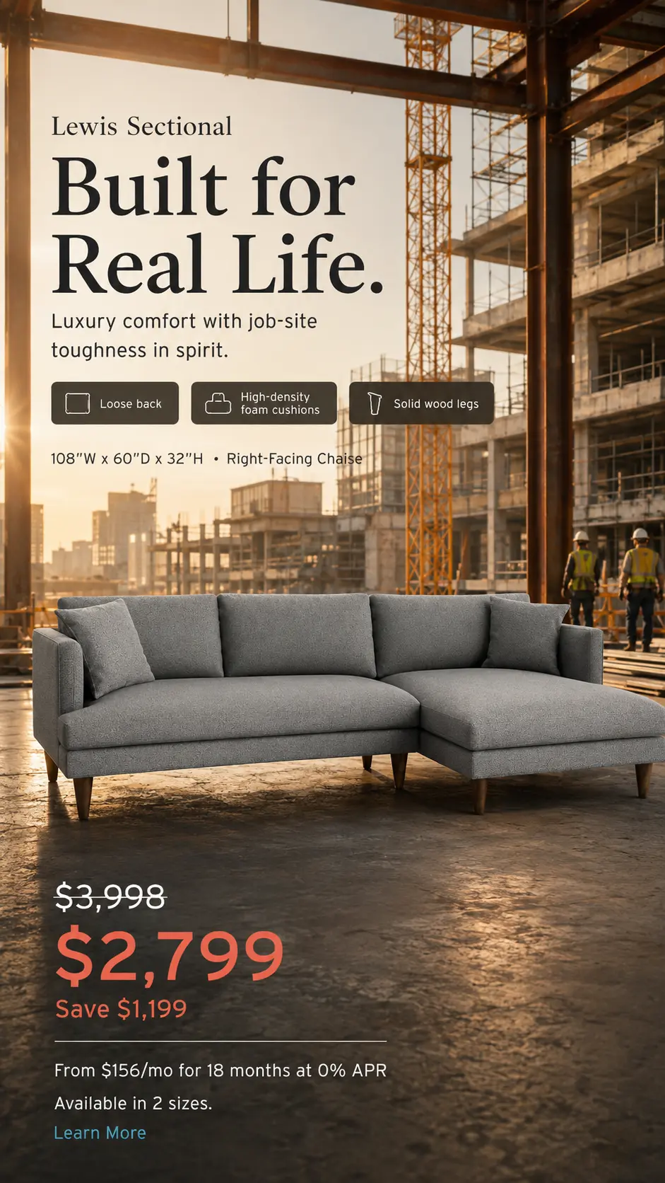 Built for Real Life campaign, vertical format