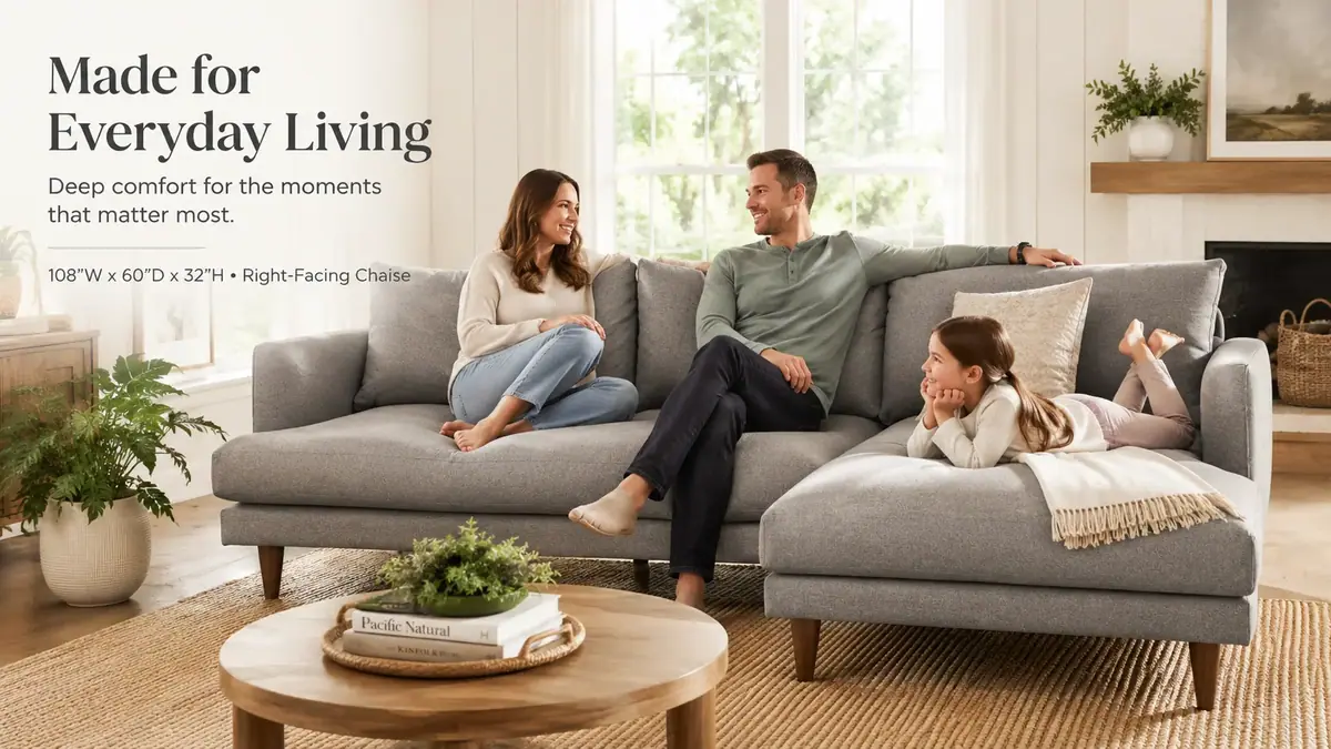 Family relaxing on the Lewis Sectional