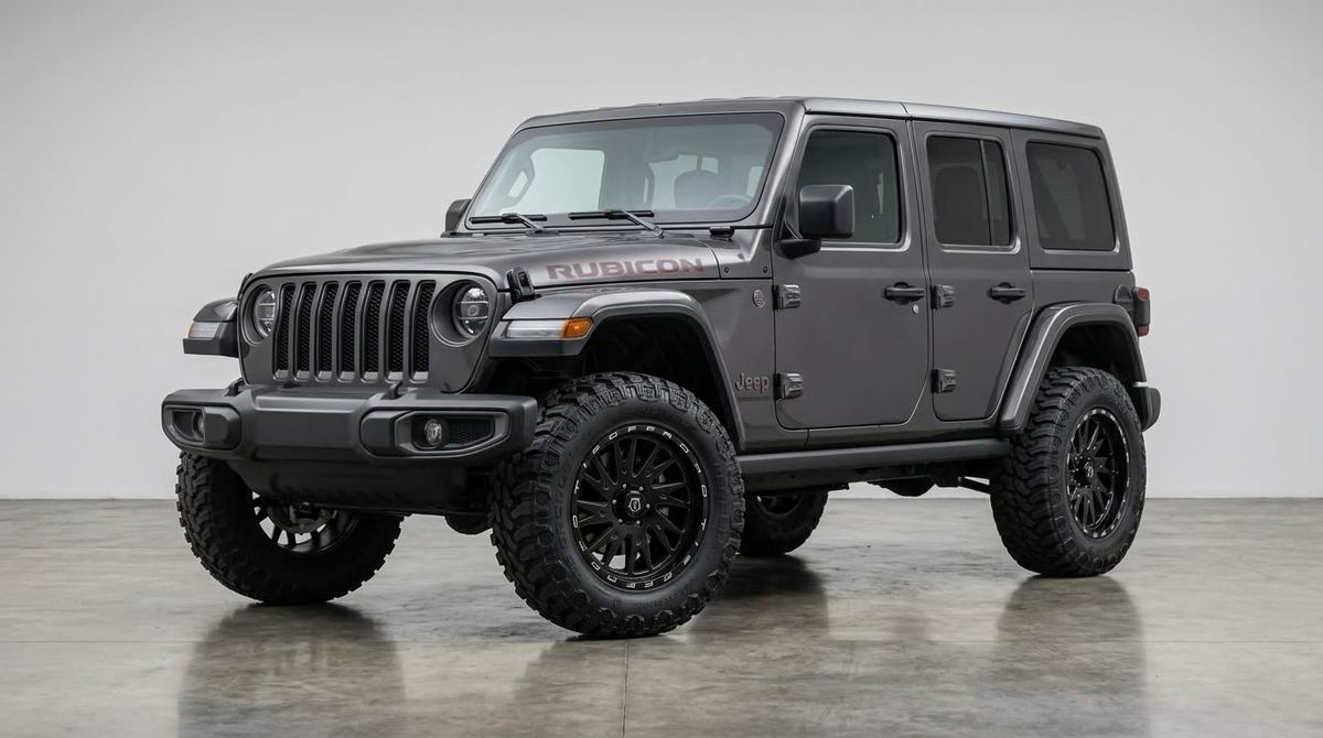 Jeep Wrangler Rubicon with TT1 — studio front