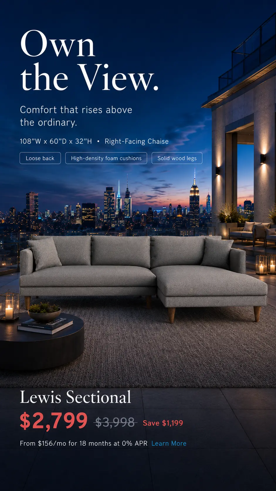 Own the View campaign, vertical format